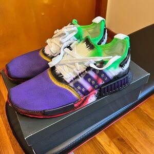Custom Painted JOKER Adidas NMD’s by Kickasso!!! Brand New Never Worn Size 13!!!